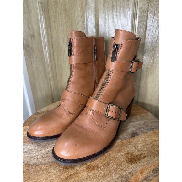 Donald J Pliner Women's Dustin Booties Saddle Calf Size 8.5 - Picture 1 of 8
